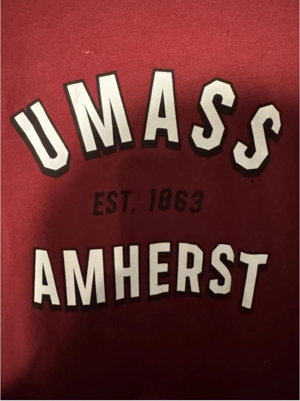 UMass Amherst Minutemen Adidas S/S T-shirt Men M Red